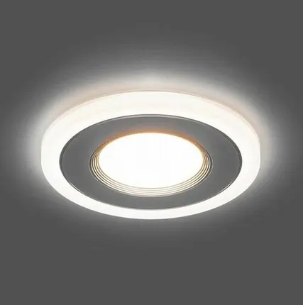 Фото №0 Светильник встраиваемый LED 9W 4000K AL2770 белый с подсветкой Feron