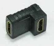 Фото №0 Переходник HDMI-HDMI Gembird A-HDMI-FFL, 19F/19F, Gold, угловой