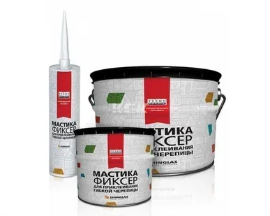 фото Мастика для гибкой черепицы ТЕХНОНИКОЛЬ №23 (Фиксер), ведро 12 кг