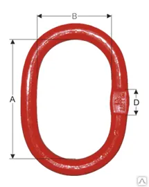 фото Звено овальное одиночное с плоским профилем г/п 2,12т
