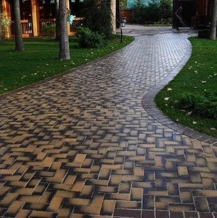 Фото №0 Брусчатка тротуарная клинкерная Areno Nero