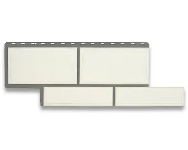 фото Фасадная панель (АП) "КАМЕНЬ Флорентийский" (белый) 1250*450 мм (раб.размер 1000*430)