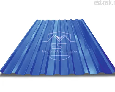 фото Профнастил МП-20х1100 Pe 0.4 | RAL 5005 Сигнальный синий