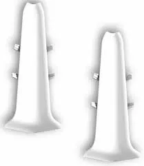 фото Наружный угол (2 шт/уп) Белый «Деконика» 85мм