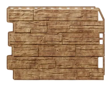 фото Панель фасадная WANdstein СКОЛ коричневый Wandstein