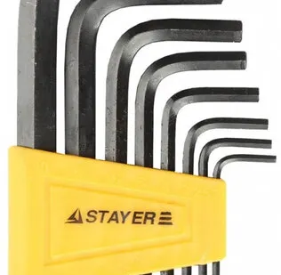 фото Набор шестигранников Stayer 8 предметов 2-10 мм.