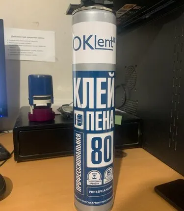 Фото №0 Клей-пена профессиональная универсальная Oklent 80