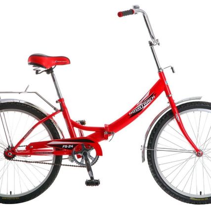 Фото №0 Велосипед NOVATRACK TG красный 24"