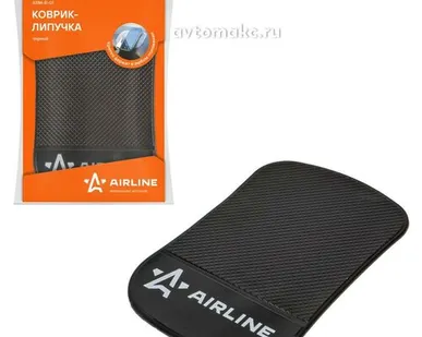 фото AIRLINE Коврик липучка чёрный 92*145мм
