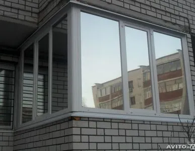фото Остекление пластиковыми рамами балконов и лоджий