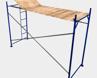 фото Леса рамные строительные ЛРСП-Д 40, 2х3 м (1 ярус под настил)