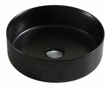 фото Раковина Azario AZ-3134-MB 35,5*35,5 накладная