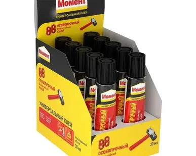 фото Клей универсальный МОМЕНТ-88 30мл /шоу бокс/