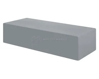 фото Кирпич лицевой силикатный «Светло-серый» полнотелый одинарный