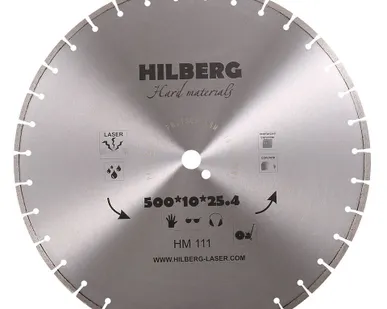 фото Диск алмазный Трио Диамант Сегмент Hilberg Hard Materials Лазер 500мм