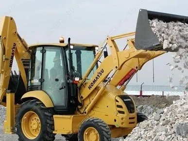 фото Аренда экскаватора-погрузчика Komatsu WB93R, Королев
