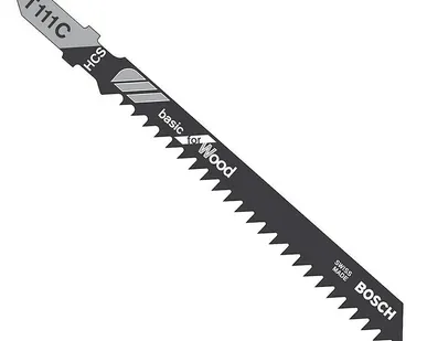 фото Bosch 5 Пилки лобз. T111 C HCS, шаг  3мм, дл. 100мм, мягкая древес. 4-50 мм