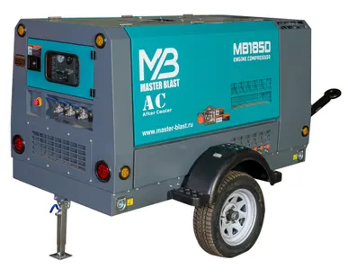 фото Master Blast MB-185D-7+AC винтовой дизельный компрессор