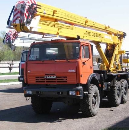 Фото №0 Аренда автовышки КАМАЗ