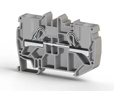 фото Klemsan Клеммник пружинный быстрозажимной (Push in), 10 мм.кв. (серый); PYK10