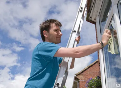 фото Мытье остекления