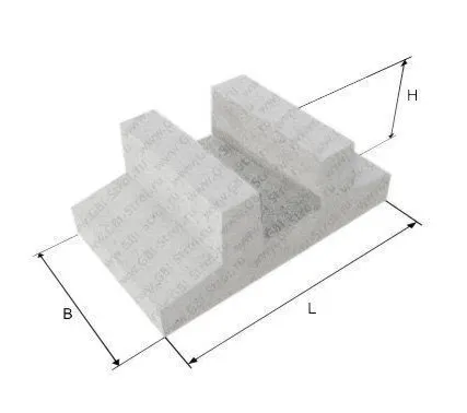 Фото №0 Фундамент плиты забора Ф12.7.5а
