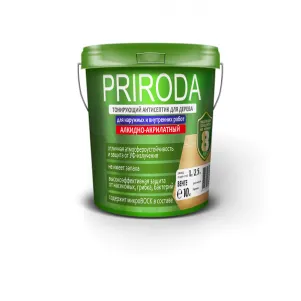 Фото №0 Антисептик Природа KRASLAND для дерева БЕСЦВЕТНЫЙ (5 кг)