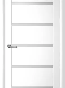 фото Межкомнатные двери ALBERO "Вена" Белый (ДО) Белое матовое