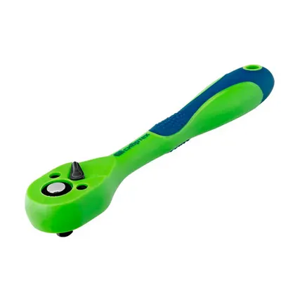 Фото №0 Ключ трещотка двухкомпонентная рукоятка 1/4", Сибртех, 1 шт