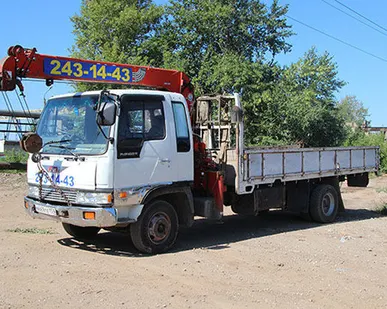 фото Перевозка грузов кран-бортом по городу и краю