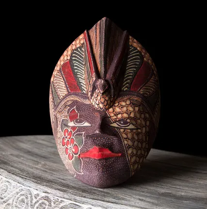 Фото №0 Маска "Павлин" на богатство, фиолетовая, 29см*20,5см, Chateau Collection CC-MASK-PV