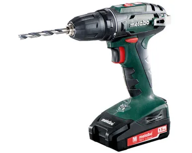 фото Винтоверт аккумуляторный BS 18 2х1.5 Ач Li-lon патрон 10мм кейс Metabo 602207550