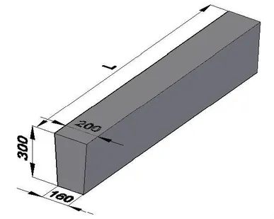 фото Балка фундаментная 1БФ 45