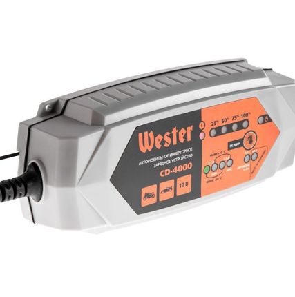 Фото №0 Зарядное устройство инверторное 6/12 В Wester CD-4000 / 900-011