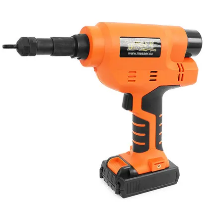 Фото №0 Аккумуляторный резьбовой заклепочник MESSER M2000 (М6) с двумя Li-Ion аккумуляторами