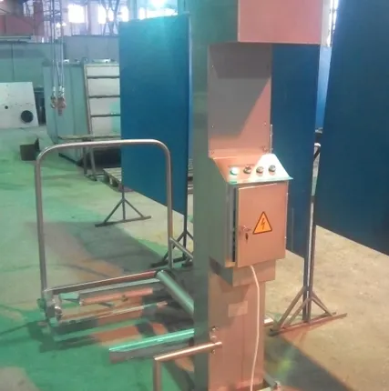 Фото №1 Столбовой мачтовый подъёмник-опрокидыватель, передвижной