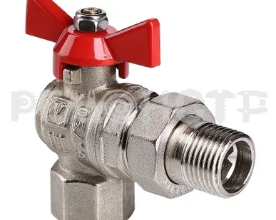 фото Кран шаровый полусгон (американка) угловой 1' (BASE) VALTEC (4/32) VT.228.N.06 П
