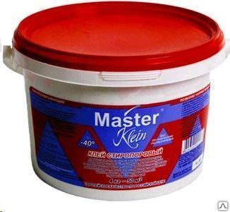 Фото №0 Клей Master Klein "СТИРОПОРОВЫЙ" уп. 3,0 кг