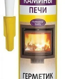 фото Герметик SOUDAL для печей 300мл. (черный)
