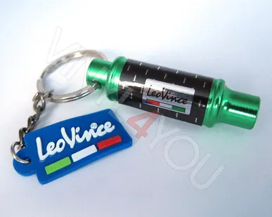 фото Брелок Выхлопная труба LeoVince зеленая