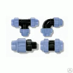 Фото №0 Компрессионные фитинги 15 - 1420мм стальные нержавеющие полиэтиленовые