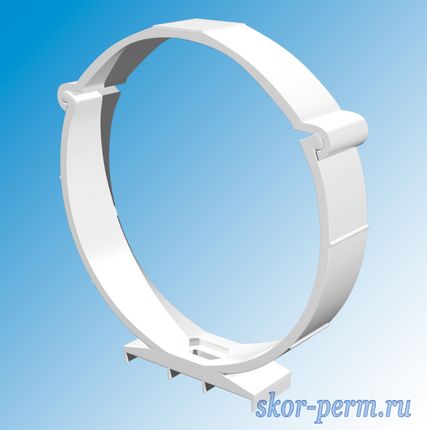 Фото №0 Кронштейн круглый Д125 ПВХ, ERA