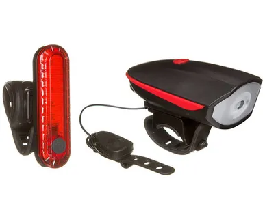 фото Комплект фонарей STG FL1544A (Комплект фонарей STG FL1544A (300 люм звонок 120fb (1200MmAH)) + BCTL5477 (usb))