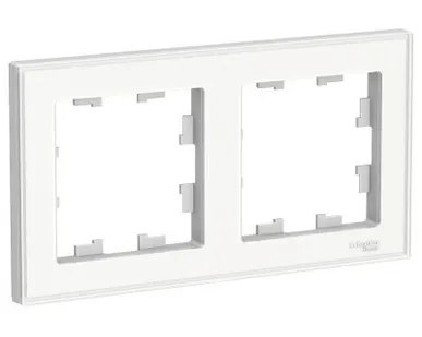 фото Рамка 2-м AtlasDesign Art бел. SchE ATN200102