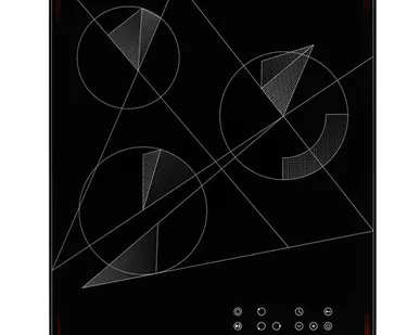 фото KRONA Электрическая варочная панель FIDATO 45 BL