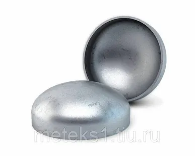 фото Заглушка нержавеющая эллиптическая приварная AISI 304/316 (ISO, DIN 2617) Ду 10