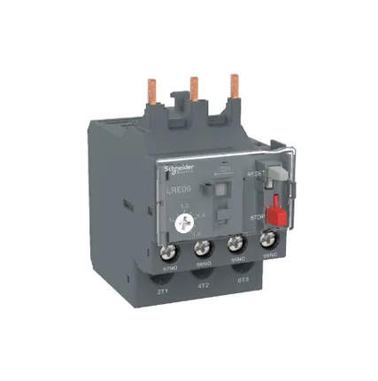 Фото №0 Реле перегрузки тепловое 1-1.6А для контакторов LC1E06...E38 Schneider Electric, LRE06