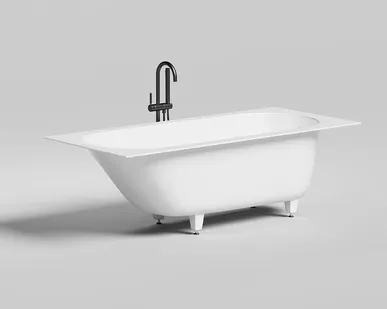 фото Ванна встраиваемая Salini S-Sense ORNELLA KIT 180x80 глянцевая/ДК белый 102412G