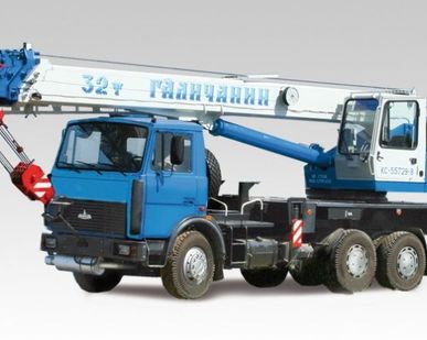 фото Автокран Галичанин КС-55729В Грузоподъемность 32 т. Стрела 30,2 м.