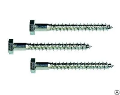 Фото №0 Шуруп сантехнический с шестигранной головкой D 14 10х90 (100 шт.)